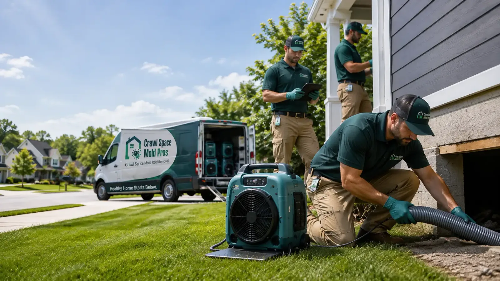 Crawl Space Mold Removal in Mansfield, IL
